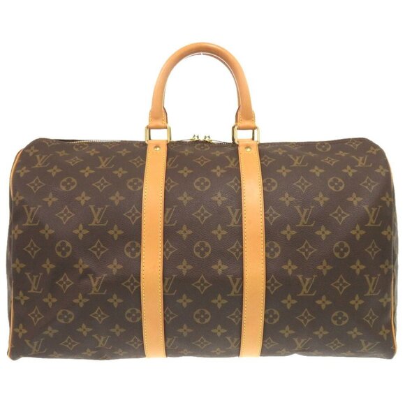 LOUIS VUITTON Brown Monogram Boston Bag - Picture 1 of 11